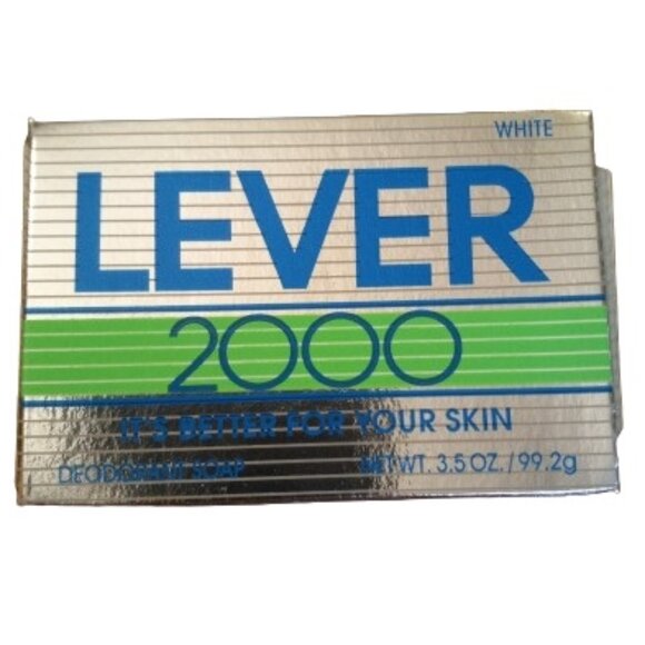 LEVER 2000 3.5 oz Deodorant Soap Bar NEW NOS Vintage 1992 - Picture 1 of 6